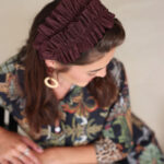 סרט לשיער – 'קרפ' – אדמה (1)