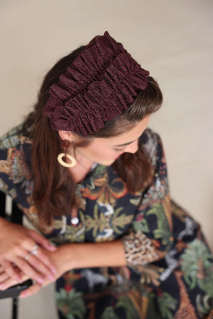 סרט לשיער – 'קרפ' – אדמה (1)