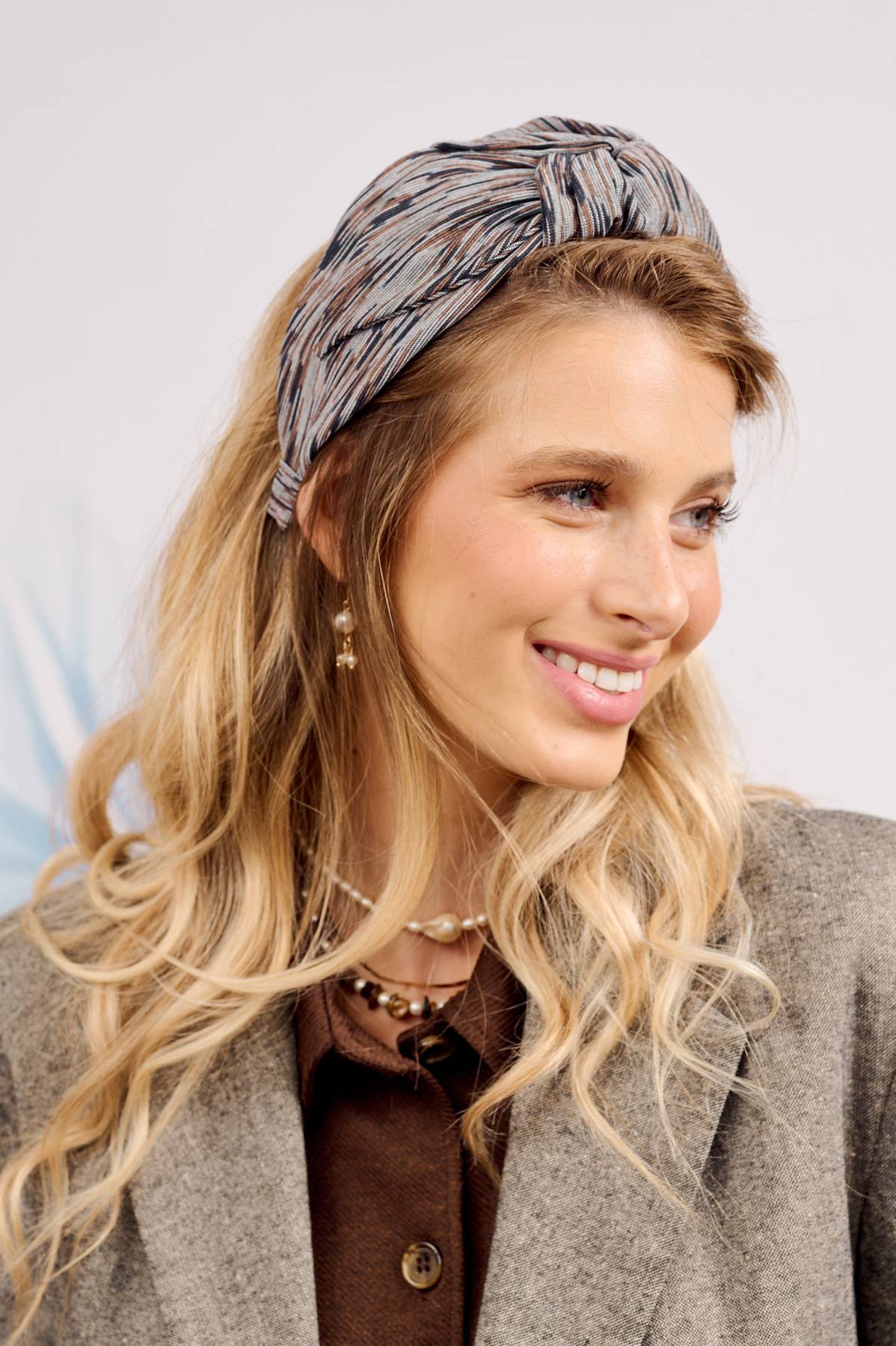 קשת לשיער – 'אספרסו' – חום אפור (2)