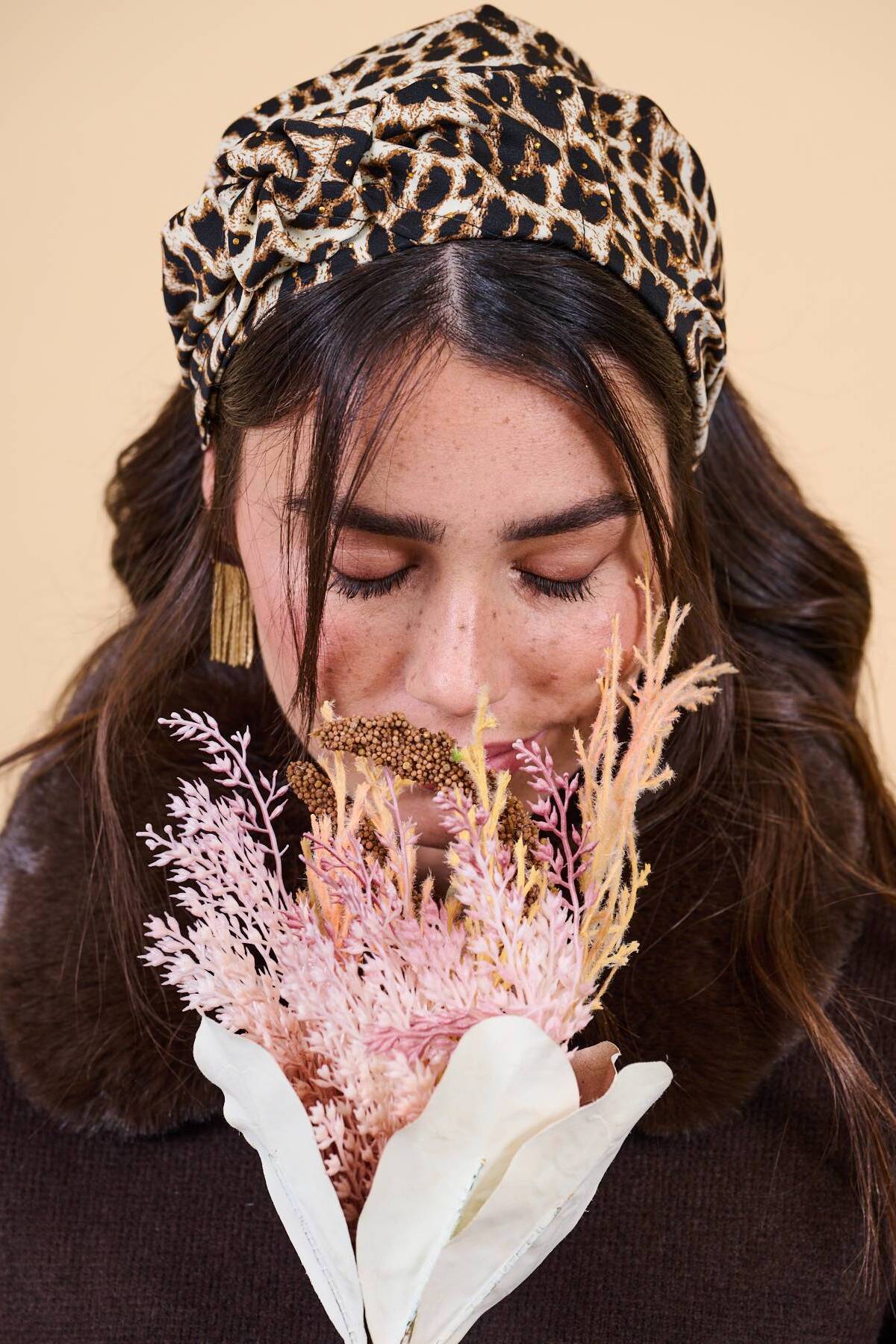 סרט לשיער - 'מרלן' - מנומר