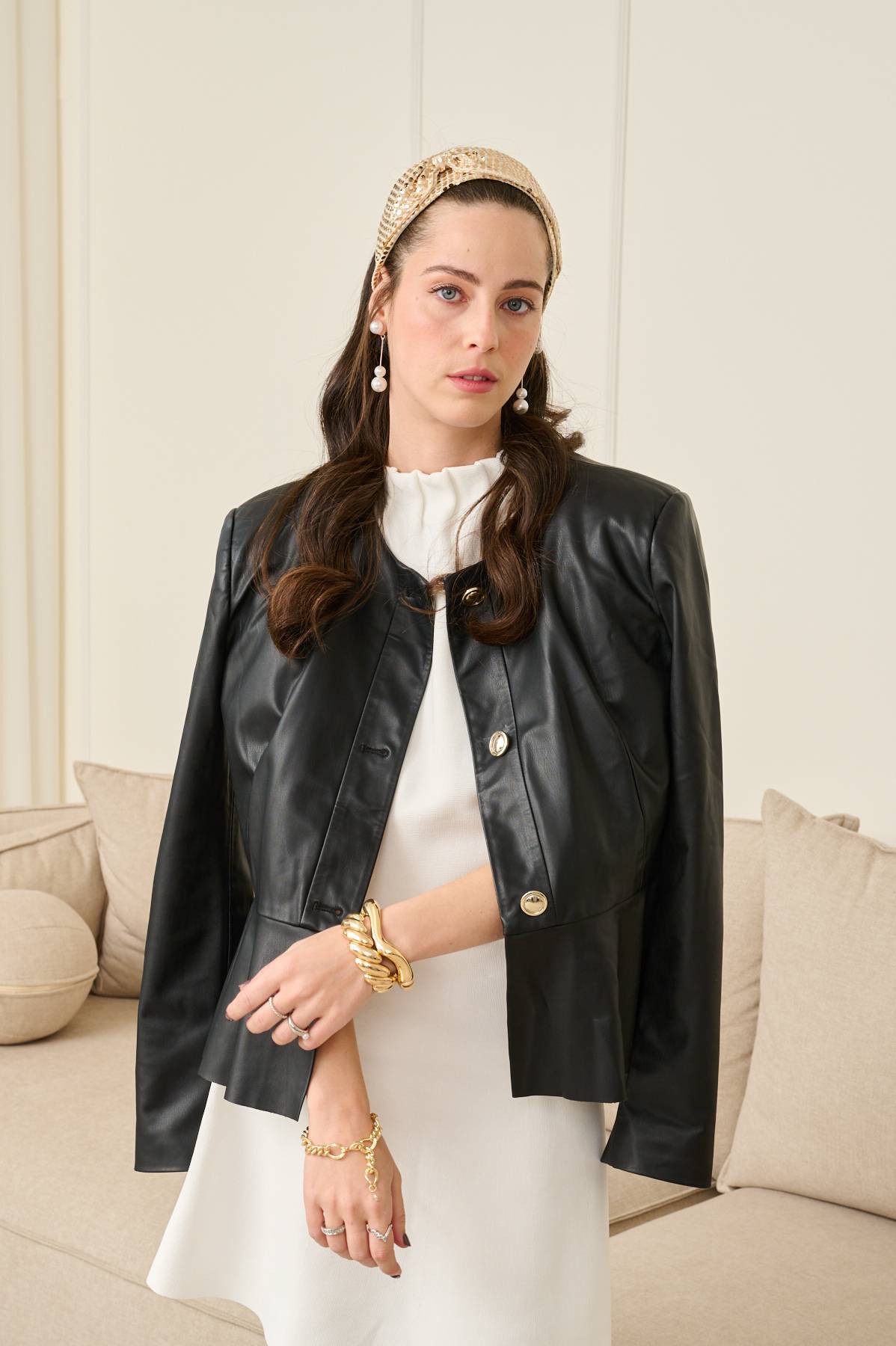 סרט לשיער - 'דיסקו' - גולד