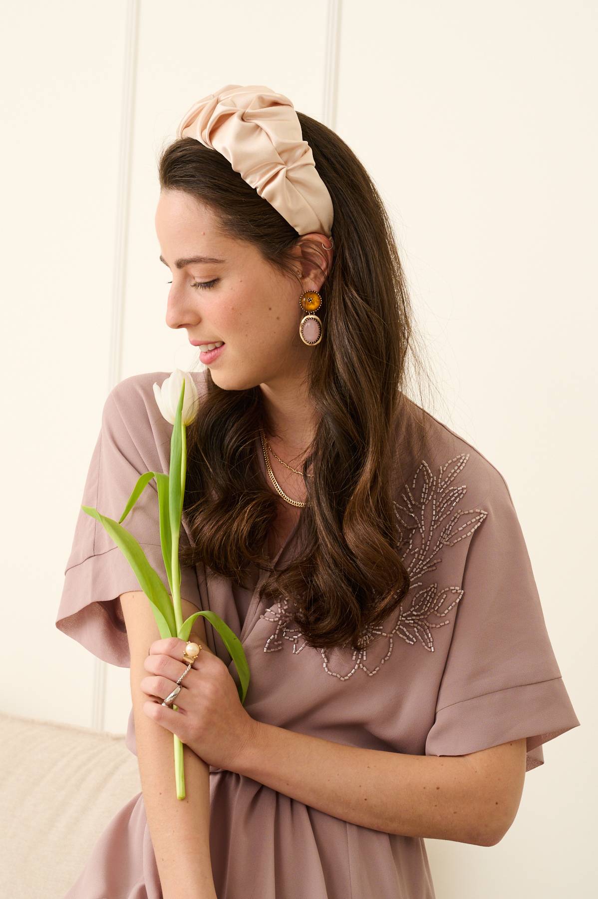 קשת לשיער - 'אוסקר' - שמפניה - M