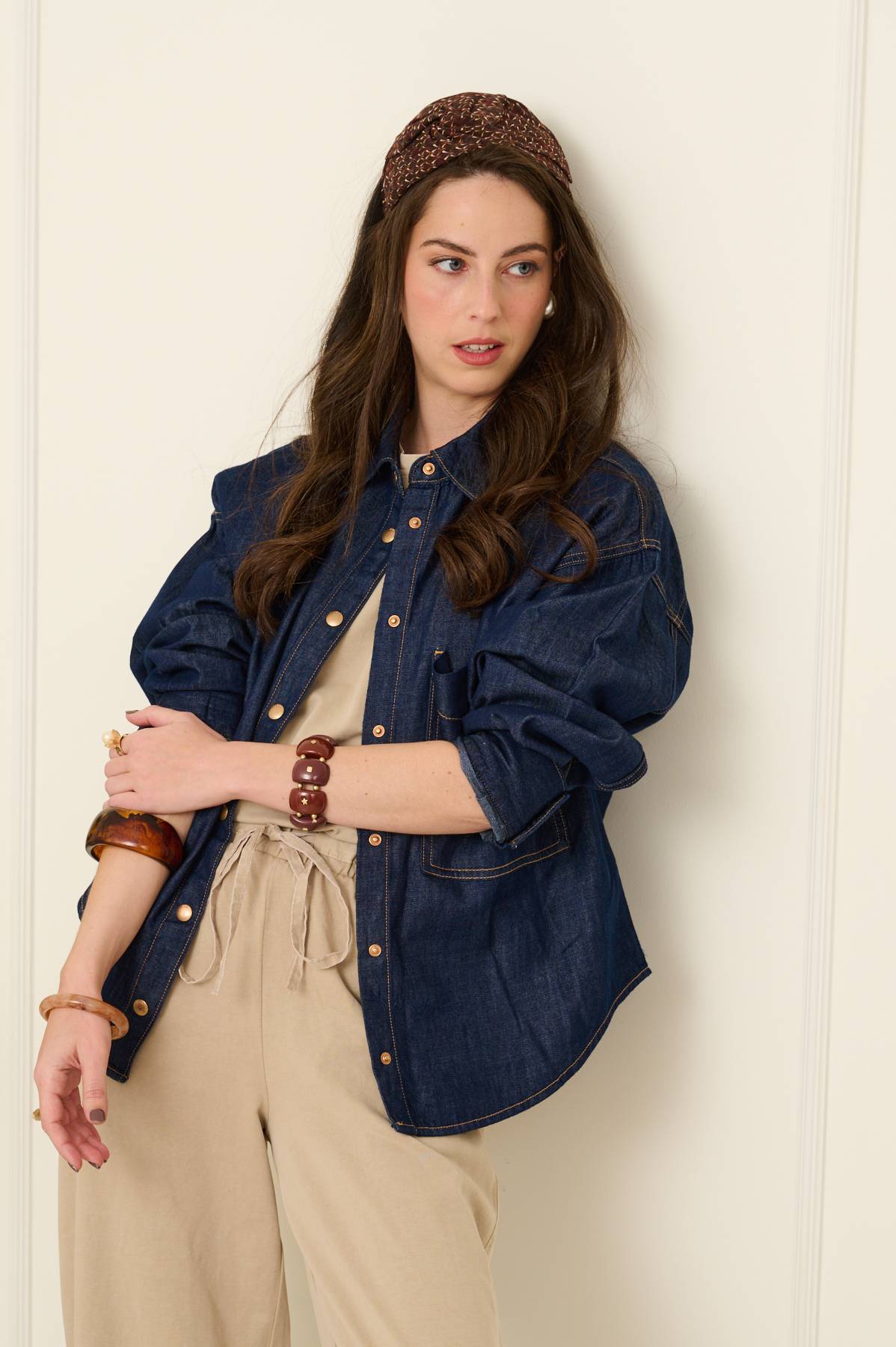 קשת לשיער - טורבן צד - 'רטרו'